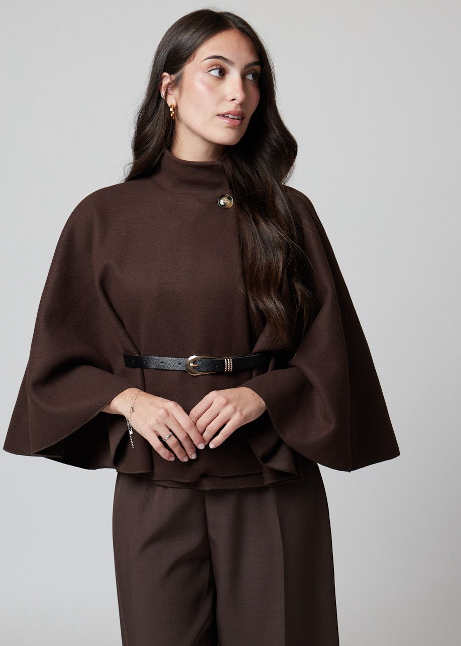 Poncho Chocolate Chic