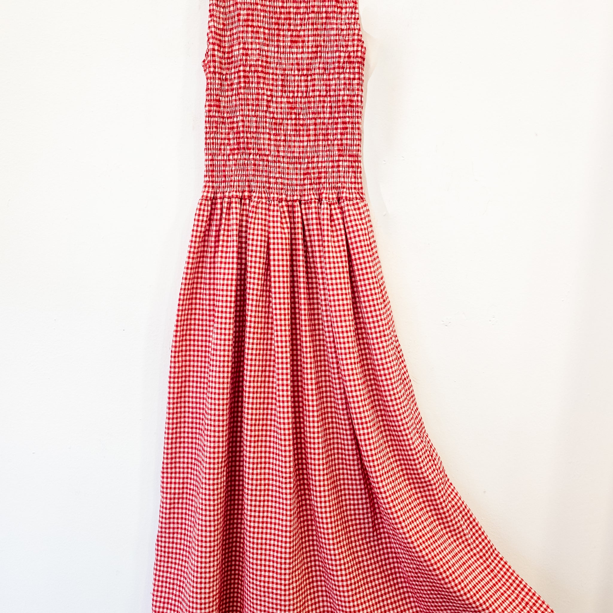 Vestido largo rojo Amalia
