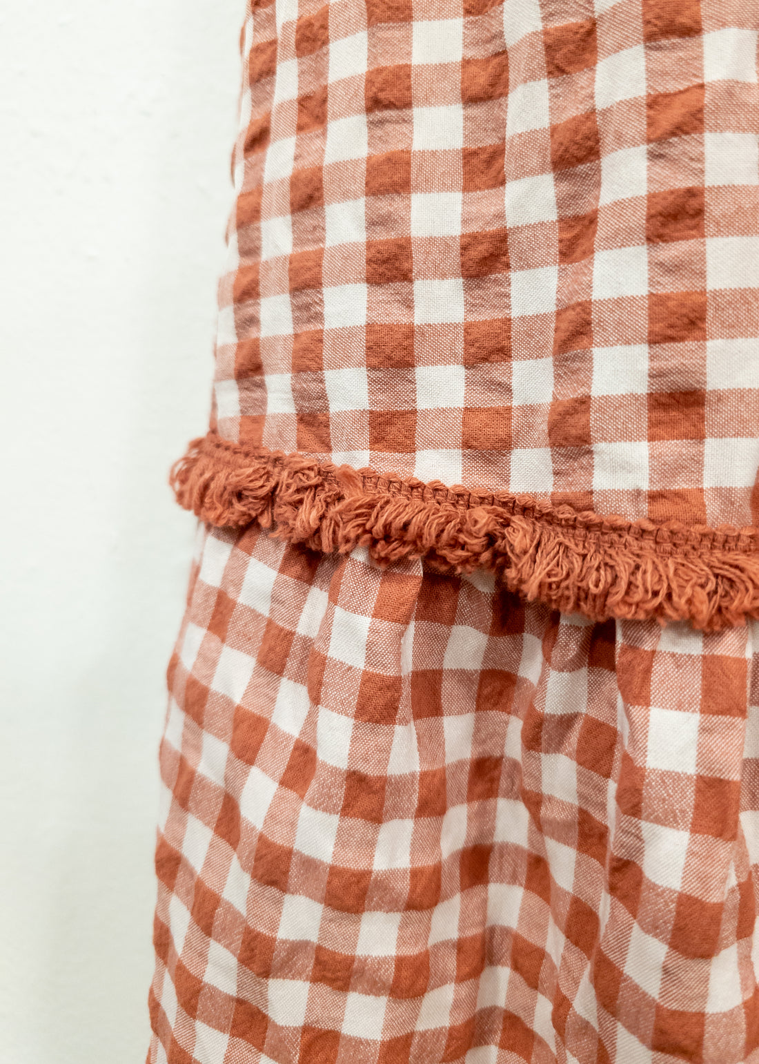 Falda Vichy Coral