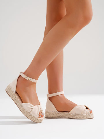 Vernazza organic gold sandal