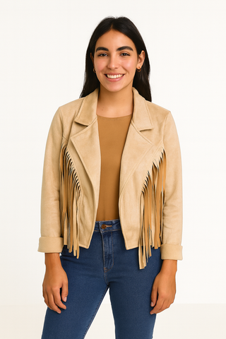Chaqueta Western Chic camel