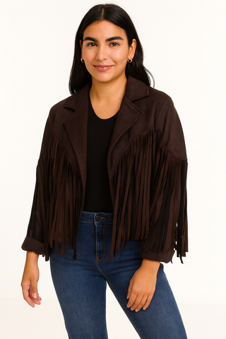 Chaqueta Western Chic Browm